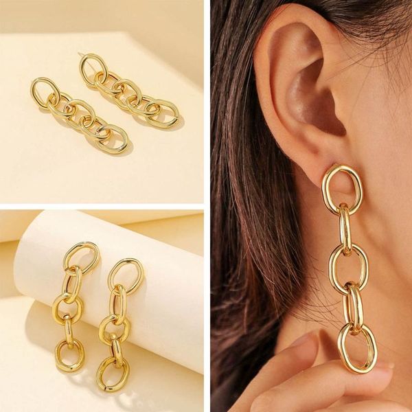 bohemian twisted chain pendant drop earrings fashion statement earrings 2021 punk geometric link dangle earring jewelry, Silver
bohemian twisted chain pendant drop earrings fashion statement earrings 2021 punk geometric link dangle earring jewelry, Silver