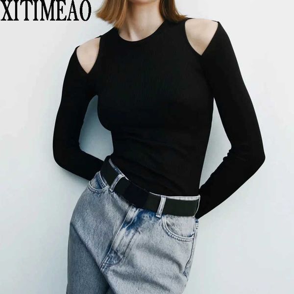 xitimeao za o neck long sleeve off the shoulder t shirt women slim spring autumn tshirt streetwear tights high waist 210604, White
xitimeao za o neck long sleeve off the shoulder t shirt women slim spring autumn tshirt streetwear tights high waist 210604, White