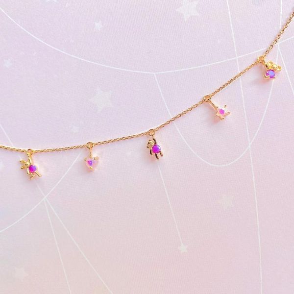 chokers gold color purple cz cute lovely animal heart star charms fashion choker necklace for girl women, Golden;silver
chokers gold color purple cz cute lovely animal heart star charms fashion choker necklace for girl women, Golden;silver