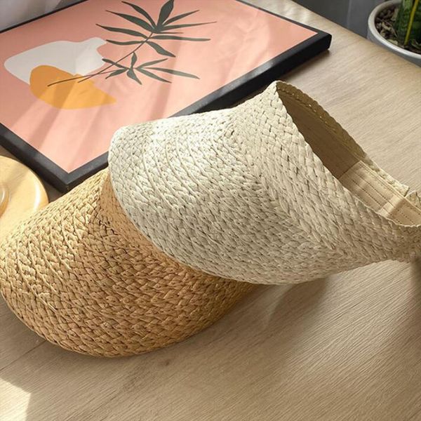 women summer visors hat foldable sun hats wide large brim beach holiday straw caps femme uv protection cap, Blue;gray
women summer visors hat foldable sun hats wide large brim beach holiday straw caps femme uv protection cap, Blue;gray