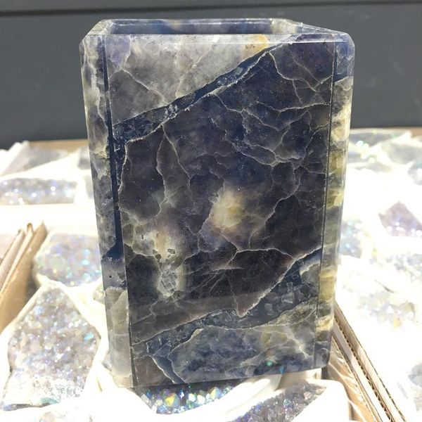 decorative objects & figurines 1pc natural crystal quartz crushed stone resin cured toothbrush cup noble personality open chakra charging sp
decorative objects & figurines 1pc natural crystal quartz crushed stone resin cured toothbrush cup noble personality open chakra charging sp