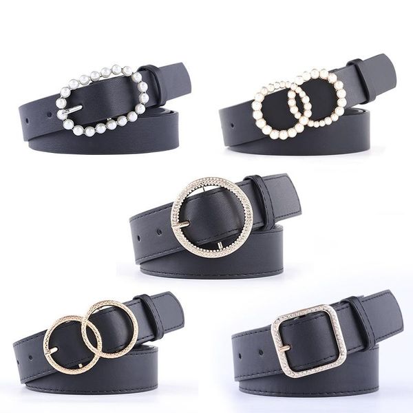 belts fashion double round pearl buckle ladies waist strap jeans trouser dress wild waistband women pu leather, Black;brown
belts fashion double round pearl buckle ladies waist strap jeans trouser dress wild waistband women pu leather, Black;brown