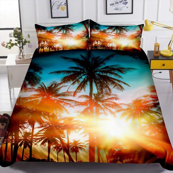 bedding sets tropical palm tree duvet cover set size 100% polyester matching 2 pillow shams 3 pieces all sizes
bedding sets tropical palm tree duvet cover set size 100% polyester matching 2 pillow shams 3 pieces all sizes