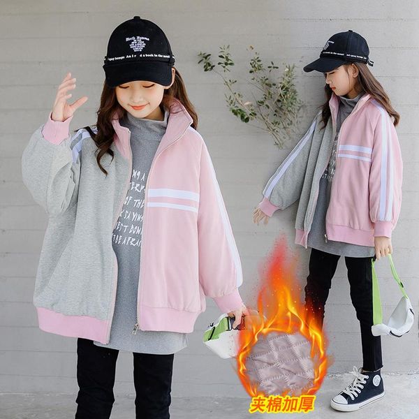 coat girls' winter cotton padded thickened 2021 clothes children's turtleneck medium and large clothing, Blue;gray
coat girls' winter cotton padded thickened 2021 clothes children's turtleneck medium and large clothing, Blue;gray