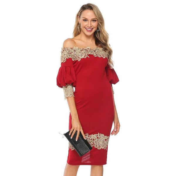 straight lace slash neck vintage dress elegant empire lantern sleeve party frocks for women casual knee-length red bodycon dress, Black;gray
straight lace slash neck vintage dress elegant empire lantern sleeve party frocks for women casual knee-length red bodycon dress, Black;gray