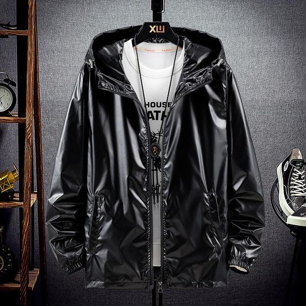 men's jackets spring and autumn blue silver shinny hip hop jacket men casual spliced hooded coats bomber mens punk plus size m-7xl, Black;brown
men's jackets spring and autumn blue silver shinny hip hop jacket men casual spliced hooded coats bomber mens punk plus size m-7xl, Black;brown