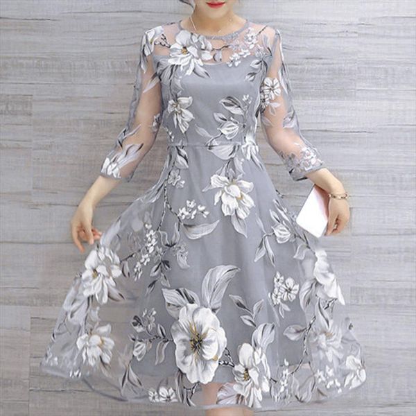 summer organza floral print womens dress wedding party ball prom gown fashion mesh elegant, Black;gray
summer organza floral print womens dress wedding party ball prom gown fashion mesh elegant, Black;gray