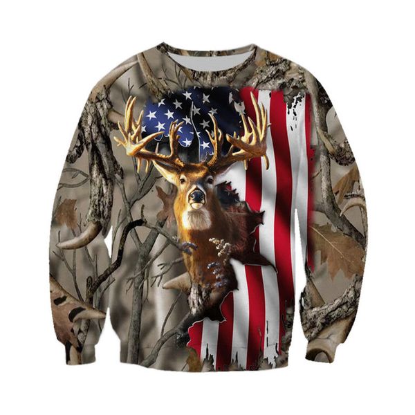 old deer men's 3d printing hoodie visual impact party punk gothic round neck american sweater hoodie, Black
old deer men's 3d printing hoodie visual impact party punk gothic round neck american sweater hoodie, Black