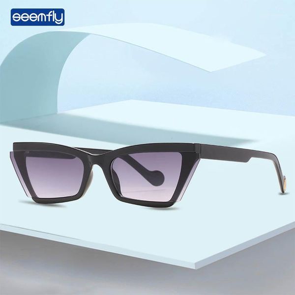 seemfly 2021 vintage small cat eye sunglasses brand designer fashion colorful eyewear for women men sunshades uv400 sun glasses, White;black
seemfly 2021 vintage small cat eye sunglasses brand designer fashion colorful eyewear for women men sunshades uv400 sun glasses, White;black