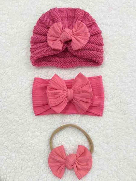 baby bow decor hat & 2pcs hair band she, Yellow
baby bow decor hat & 2pcs hair band she, Yellow