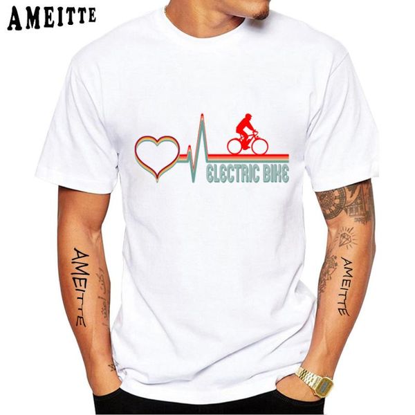 men's t-shirts retro bike ekg bicycle heartbeat vintage print t-shirt summer short sleeve cool sport boy casual white tees, White;black
men's t-shirts retro bike ekg bicycle heartbeat vintage print t-shirt summer short sleeve cool sport boy casual white tees, White;black