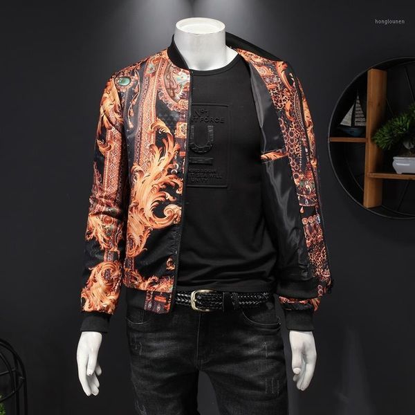 men's jackets luxury rose gold baroque mens jacket autumn glam retro zipper bomber men jaqueta masculina party club outfit, Black;brown
men's jackets luxury rose gold baroque mens jacket autumn glam retro zipper bomber men jaqueta masculina party club outfit, Black;brown