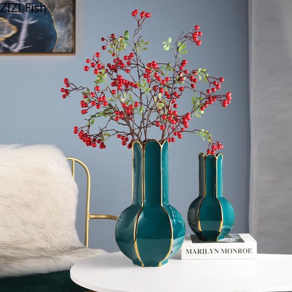 vases modern blue gold edge flower arrangement small vase art crafts ceramic hydroponic floral deskhome decoration
vases modern blue gold edge flower arrangement small vase art crafts ceramic hydroponic floral deskhome decoration