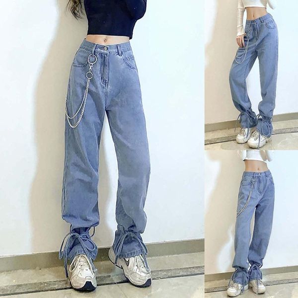 women's jeans 2021 high waist loose for women comfortable fashion casual straight leg baggy pants mom washed boyfriend, Blue
women's jeans 2021 high waist loose for women comfortable fashion casual straight leg baggy pants mom washed boyfriend, Blue
