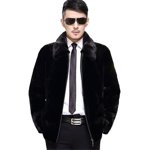 tang cool 2021 new fashion brand winter mink men's overalls faux water fur imported conventional coat pmbk, Black
tang cool 2021 new fashion brand winter mink men's overalls faux water fur imported conventional coat pmbk, Black