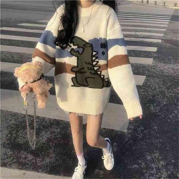 knitting sweater women cartoon printed cute japanese style warm soft daily streetwear casual comfortable simple womens pullover 210914, White;black
knitting sweater women cartoon printed cute japanese style warm soft daily streetwear casual comfortable simple womens pullover 210914, White;black