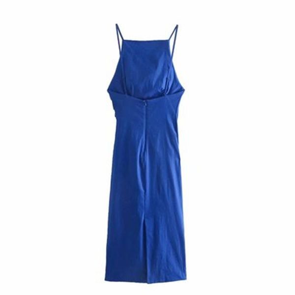 casual dresses 2021 summer style temperament blue pleated halter strap slim elegant ladies trendy, Black;gray
casual dresses 2021 summer style temperament blue pleated halter strap slim elegant ladies trendy, Black;gray