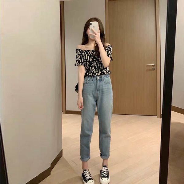 summer 2021 new jeans thin female blouse tall suit 2 piece defines women's clothes omi1, Gray
summer 2021 new jeans thin female blouse tall suit 2 piece defines women's clothes omi1, Gray