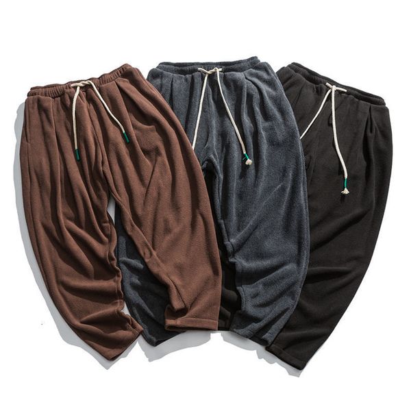 2021 men's solid color autumn winter new man loose fleece casual oversize woman fashion thicken pants e5i4, Black
2021 men's solid color autumn winter new man loose fleece casual oversize woman fashion thicken pants e5i4, Black