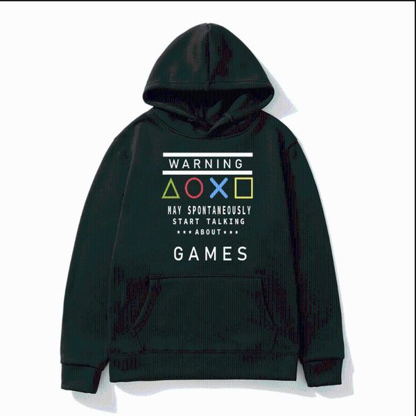 men's hoodies & sweatshirts warning games gamer print hoodie men trendy all-match sweatshirt street harajuku fall/winter war, Black
men's hoodies & sweatshirts warning games gamer print hoodie men trendy all-match sweatshirt street harajuku fall/winter war, Black