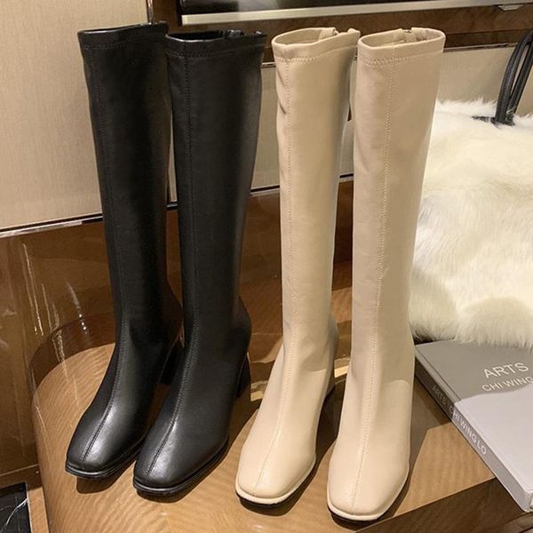 boots 2021 women winter concise 7cm knee high warm fur waterproof quality female pointed toe stiletto heels shoes, Black
boots 2021 women winter concise 7cm knee high warm fur waterproof quality female pointed toe stiletto heels shoes, Black