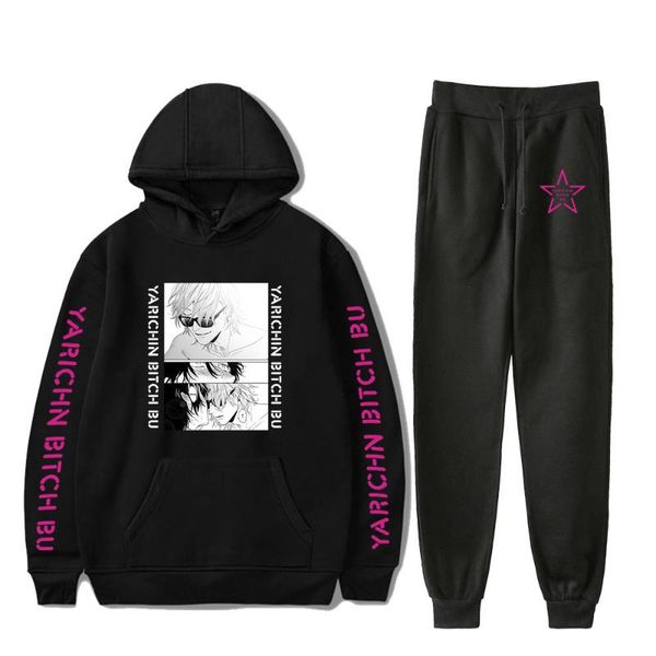 women's hoodies & sweatshirts yarichin bitch club harajuku sweatshirt suits hoodies+jogger pants highstreet fashion sets for men and wo, Black
women's hoodies & sweatshirts yarichin bitch club harajuku sweatshirt suits hoodies+jogger pants highstreet fashion sets for men and wo, Black