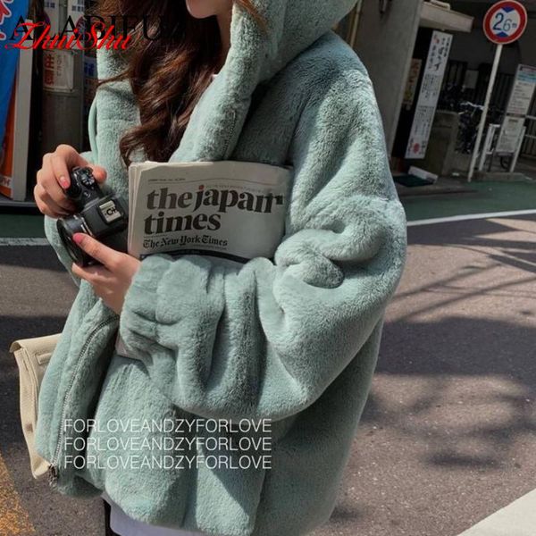 women's fur & faux zhuishu fashion coat winter ladies casual hooded slim long-sleeved casaco feminino, Black
women's fur & faux zhuishu fashion coat winter ladies casual hooded slim long-sleeved casaco feminino, Black