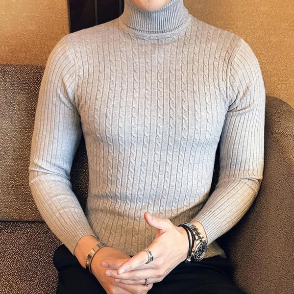 men's sweaters casual men winter solid color turtle neck long sleeve twist knitted slim sweater pullover knitwear, White;black
men's sweaters casual men winter solid color turtle neck long sleeve twist knitted slim sweater pullover knitwear, White;black