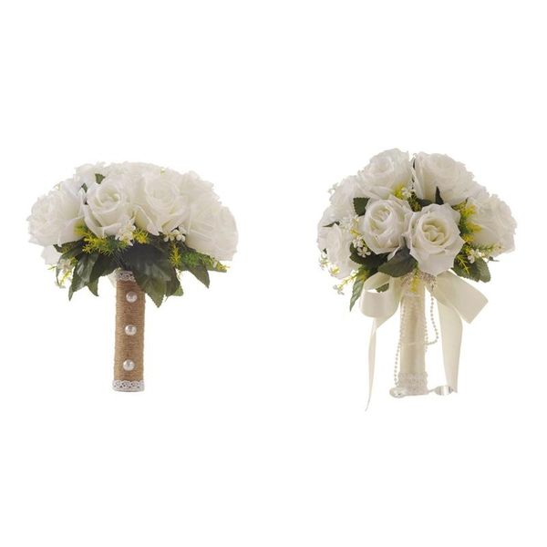 decorative flowers & wreaths bride wedding flower bouquet bridesmaid artificial silk rose white fake crystal party prom supplies
decorative flowers & wreaths bride wedding flower bouquet bridesmaid artificial silk rose white fake crystal party prom supplies