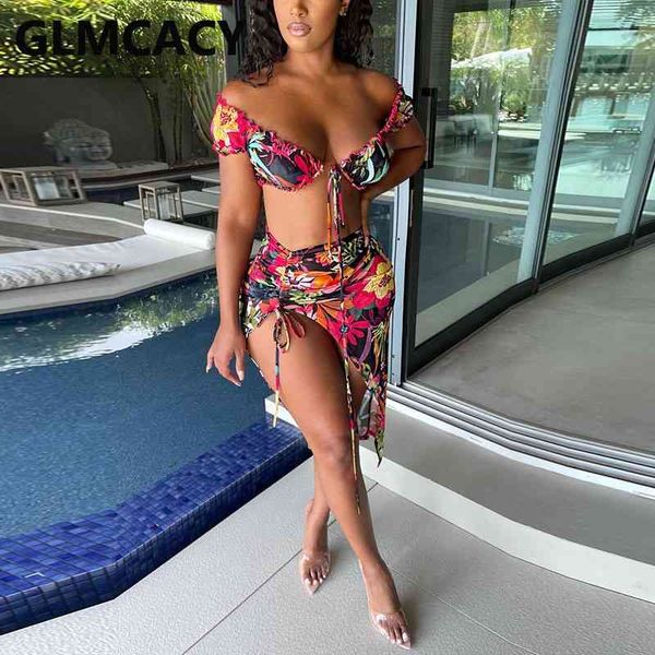 two piece tropical printed summer suits off shoulder crop & slit skirt set beachwear 210702, White
two piece tropical printed summer suits off shoulder crop & slit skirt set beachwear 210702, White