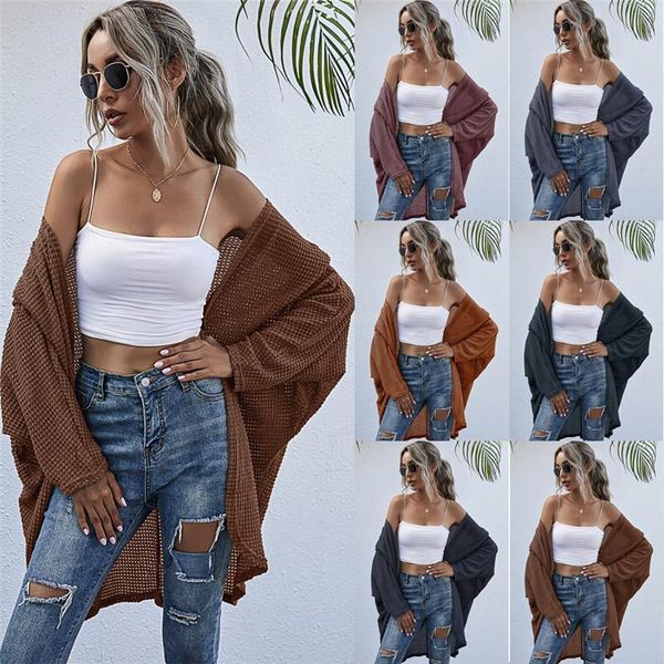 thorn tree 2021 autumn winter warm new ladies jackets coats long temperament elegant loose knitted cardigan jacket, Black;brown
thorn tree 2021 autumn winter warm new ladies jackets coats long temperament elegant loose knitted cardigan jacket, Black;brown