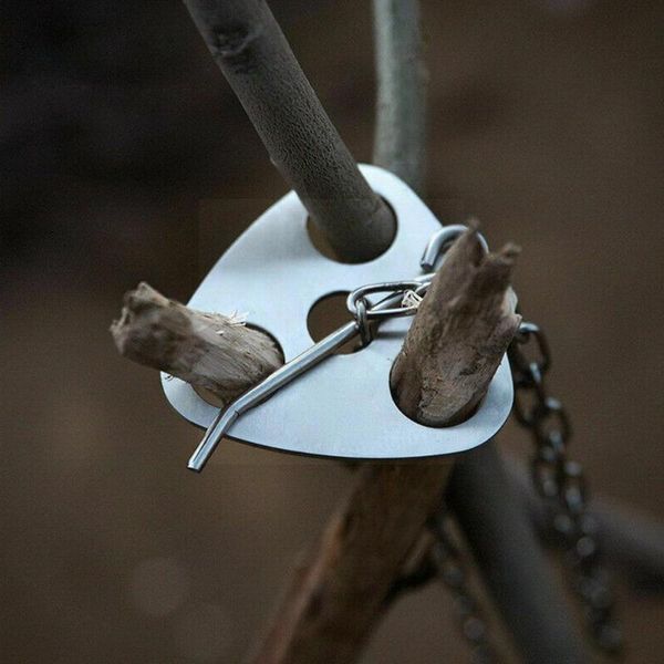 tools & accessories outdoor camping triangular hanging pot bracket portable stainless barbecue picnic ring tripod rack hook multifunctiona l 
tools & accessories outdoor camping triangular hanging pot bracket portable stainless barbecue picnic ring tripod rack hook multifunctiona l