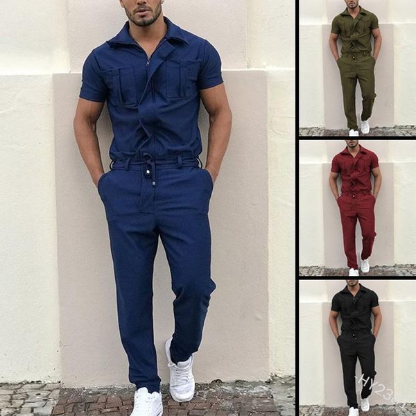 mandylandy spring one-piece trousers short sleeve security uniform work clothes training wear outdoor casual wear jumpsuits, Gray
mandylandy spring one-piece trousers short sleeve security uniform work clothes training wear outdoor casual wear jumpsuits, Gray