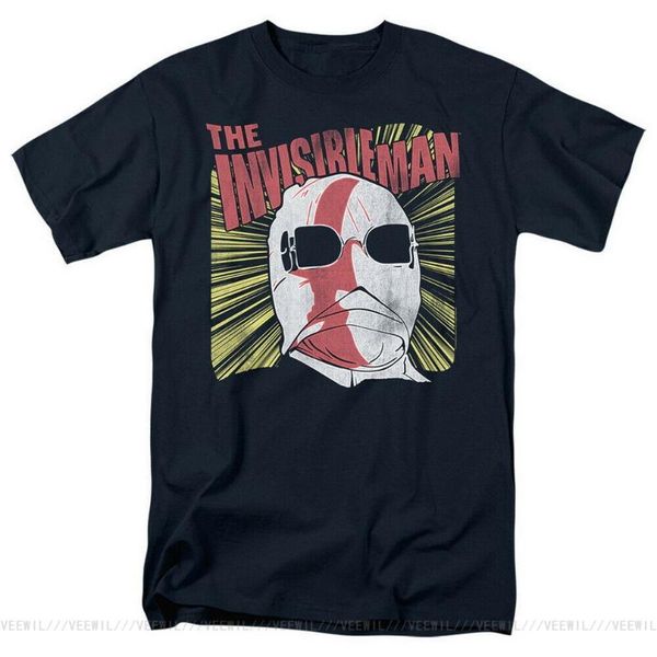 men's t-shirts the invisible man portrait universal monsters licensed t-shirt tee shirt funny design, White;black
men's t-shirts the invisible man portrait universal monsters licensed t-shirt tee shirt funny design, White;black