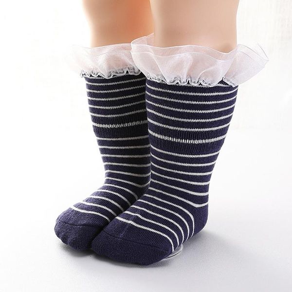 baby socks autumn and winter children's girls cuffed tube kids sweet cotton striped lace, Pink;yellow
baby socks autumn and winter children's girls cuffed tube kids sweet cotton striped lace, Pink;yellow