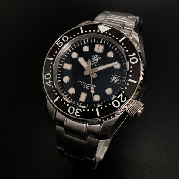 wristwatches sd1968 steeldive men's diving watch one-piece case fashion nh35 super luminous ceramic bezel 300m waterproof classic, Slivery;brown
wristwatches sd1968 steeldive men's diving watch one-piece case fashion nh35 super luminous ceramic bezel 300m waterproof classic, Slivery;brown