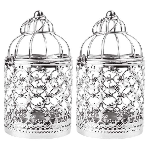 candle holders small decorative tealight lantern vintage birdcage style table decoration of party 2 pack(silver) 
candle holders small decorative tealight lantern vintage birdcage style table decoration of party 2 pack(silver)