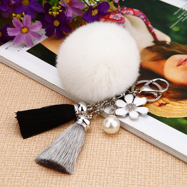 keychains korean version of cute silk tassel car keychain female bag pendant key chain plush birthday gift, Silver
keychains korean version of cute silk tassel car keychain female bag pendant key chain plush birthday gift, Silver