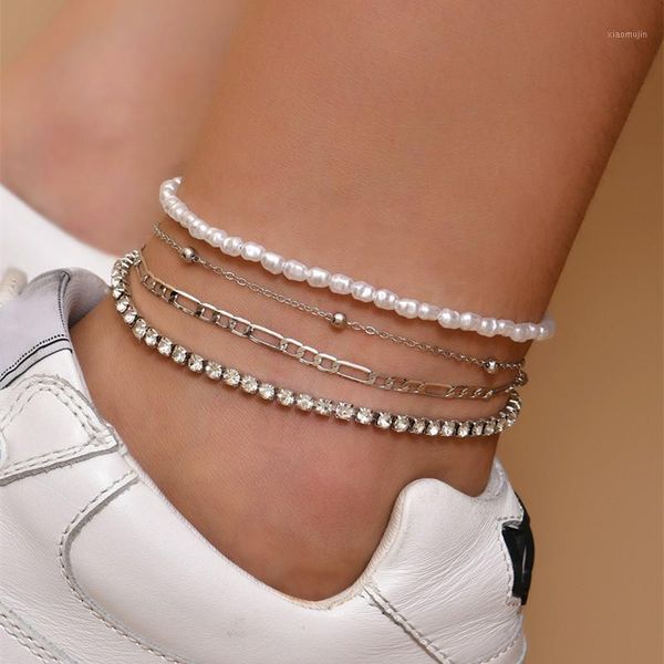 anklets trendy crystal pearl chain for women fashion cuban ankle bracelet foot jewelry gifts1, Red;blue
anklets trendy crystal pearl chain for women fashion cuban ankle bracelet foot jewelry gifts1, Red;blue