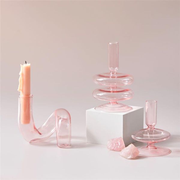 candle holders pink glass holder taper candlesticks wedding table centerpieces nordic home decoration
candle holders pink glass holder taper candlesticks wedding table centerpieces nordic home decoration