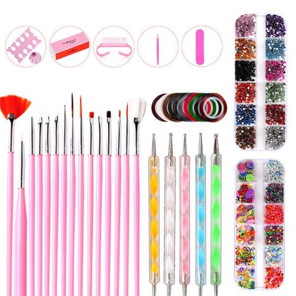 nail art kits professional acrylic nails kit painting brushes pen pencil designer sticker for manicure decorations set supplies tools
nail art kits professional acrylic nails kit painting brushes pen pencil designer sticker for manicure decorations set supplies tools