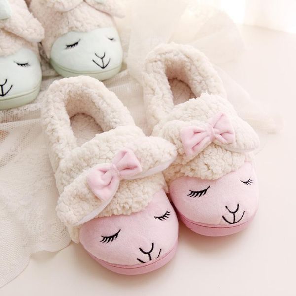 slipper kawaii little sheep candy color plush home slippers winter thermal retail children, Black;grey
slipper kawaii little sheep candy color plush home slippers winter thermal retail children, Black;grey