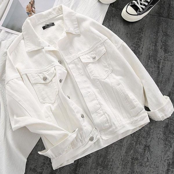 women's jackets basic womens solid denim loose korean style casual daily ulzzang fashion autumn all-match outwear coats, Black;brown