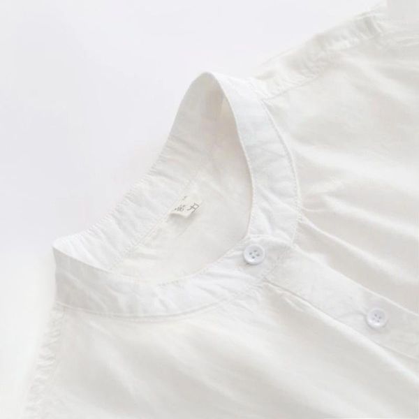 cotton blouse women shirt 2021 spring office lady button up round collar white long sleeve female classic basic clothes women's blouse
cotton blouse women shirt 2021 spring office lady button up round collar white long sleeve female classic basic clothes women's blouse