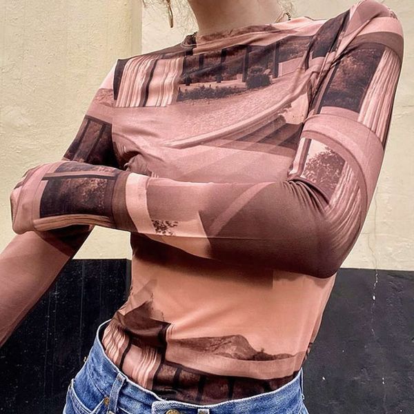 ins style 2021 spring new women's long sve round neck printing fashion temperament slim fitting t-shirt, White
ins style 2021 spring new women's long sve round neck printing fashion temperament slim fitting t-shirt, White