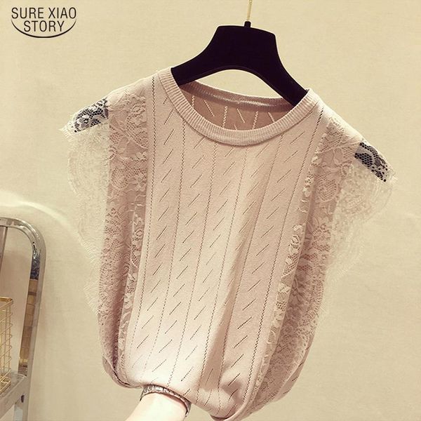 solid hollow out clothes 2021 korean summer women mesh shirt sleeveless o-neck lace knitted patchwork chic blusas 8795 50, White
solid hollow out clothes 2021 korean summer women mesh shirt sleeveless o-neck lace knitted patchwork chic blusas 8795 50, White