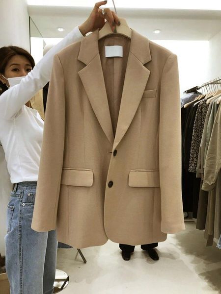 women's suits & blazers vanovich korean style fashion all-match solid color pocket slimming suit 2021 autumn ladies blazer coat, White;black
women's suits & blazers vanovich korean style fashion all-match solid color pocket slimming suit 2021 autumn ladies blazer coat, White;black