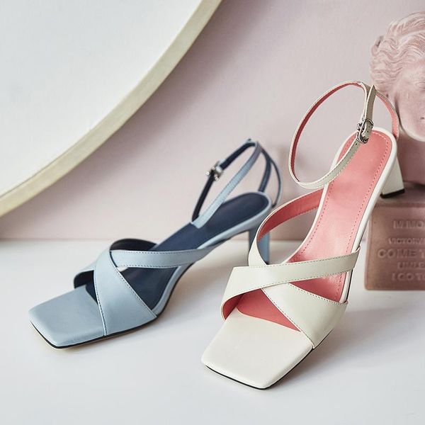 sandals summer party office lady shoes woman genuine leather women 2021 elegant band high heels ladies pumps, Black
sandals summer party office lady shoes woman genuine leather women 2021 elegant band high heels ladies pumps, Black