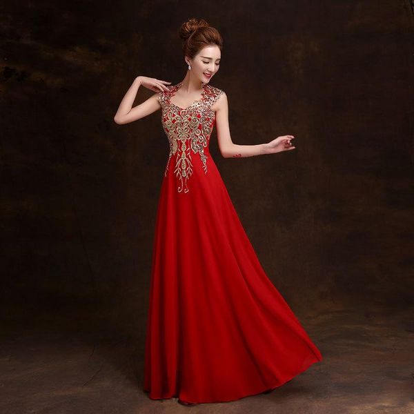 ethnic clothing 2021 evening dress female slim full length gowns chinese style flower party gown vestidos xs-xxl, Red
ethnic clothing 2021 evening dress female slim full length gowns chinese style flower party gown vestidos xs-xxl, Red