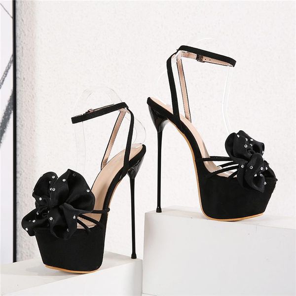 2021 women 17cm high heels butterfly crystal sandals 6cm platform fetish lady gladiators summer stiletto stripper party shoes, Black
2021 women 17cm high heels butterfly crystal sandals 6cm platform fetish lady gladiators summer stiletto stripper party shoes, Black